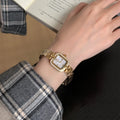 Square Mother-of-Pearl Bracelet Watch [9INQNELI]