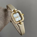 Square Mother-of-Pearl Dial Watch [NG3B3F6M]