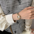 Square Mother-of-Pearl Dial Watch [QAWTVUE9]