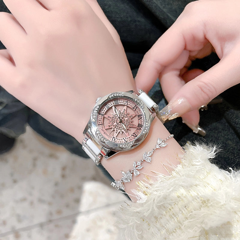 Star Motif Bracelet Watch [V7QMDNOO]