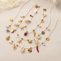 Starfish and Shell Pendant Necklace [HPSQGFA4]