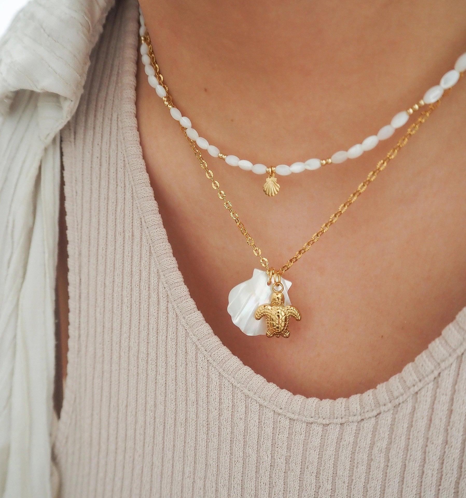 Starfish Pendant Necklace [Y9P9ETLB]