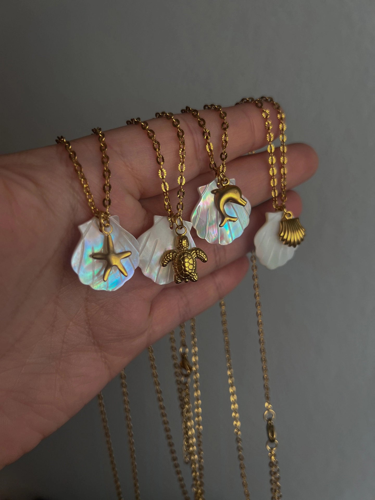 Starfish Pendant Necklace [K212XRCA]
