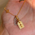Sterling Silver Iris Amulet Necklace [PQ8FCW5G]