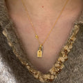 Sterling Silver Iris Amulet Necklace [AVJY7JKK]