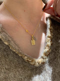 Sterling Silver Iris Amulet Necklace [J63SRBCX]