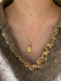 Sterling Silver Iris Amulet Necklace [UH12CUCC]