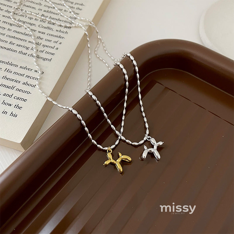 Story Delicate Dog Necklace [S0QZTCTY]