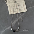 Sullivan Asymmetric Agate Horn Necklace [Q8QBMDWT]