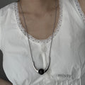 Sullivan Asymmetric Agate Horn Necklace [0XTXH9D4]