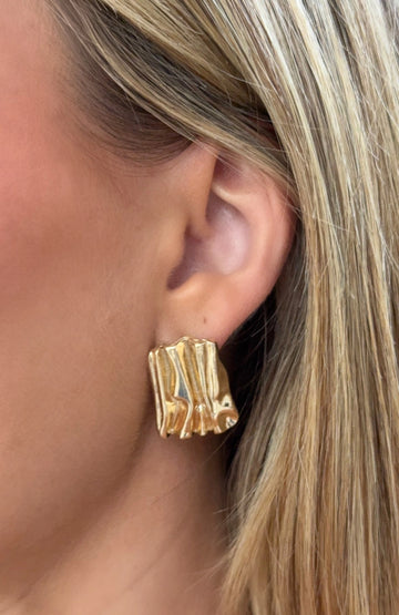 Missy Jewelry Swayzie Gold Geometric Earrings