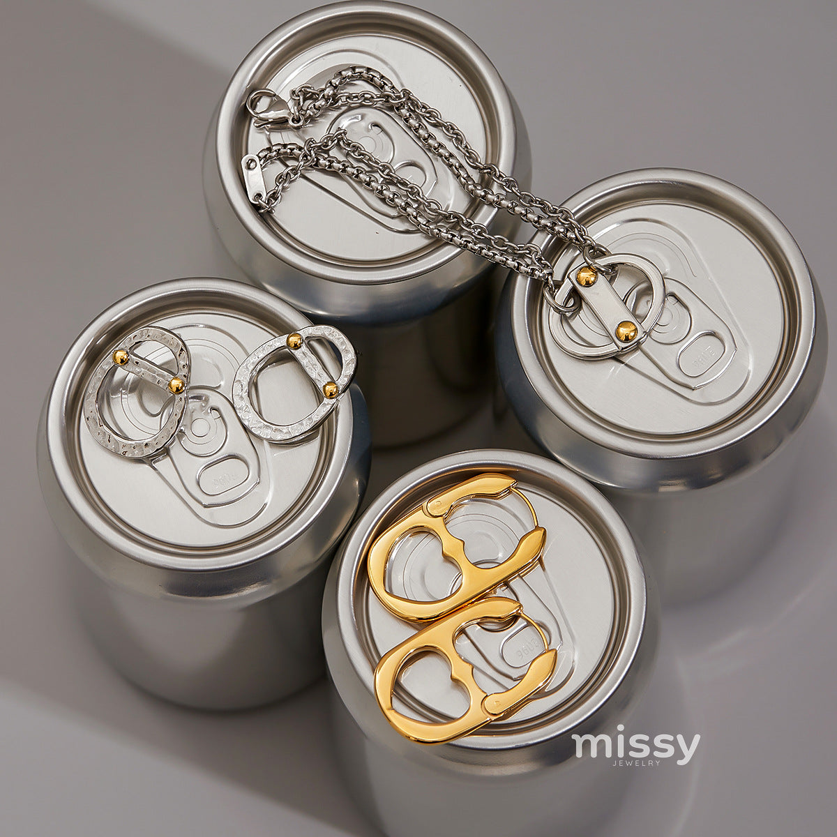 Sydney Pull Tab Jewelry Set [V8YAR3A1]