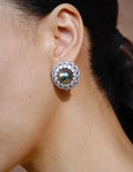 Tahitian Green Mother-of-Pearl Earrings [5YRAGX95]