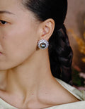 Tahitian Green Mother-of-Pearl Earrings [H400F41B]