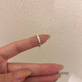 Taina Dainty Zircon Open Ring [65UGX31C]