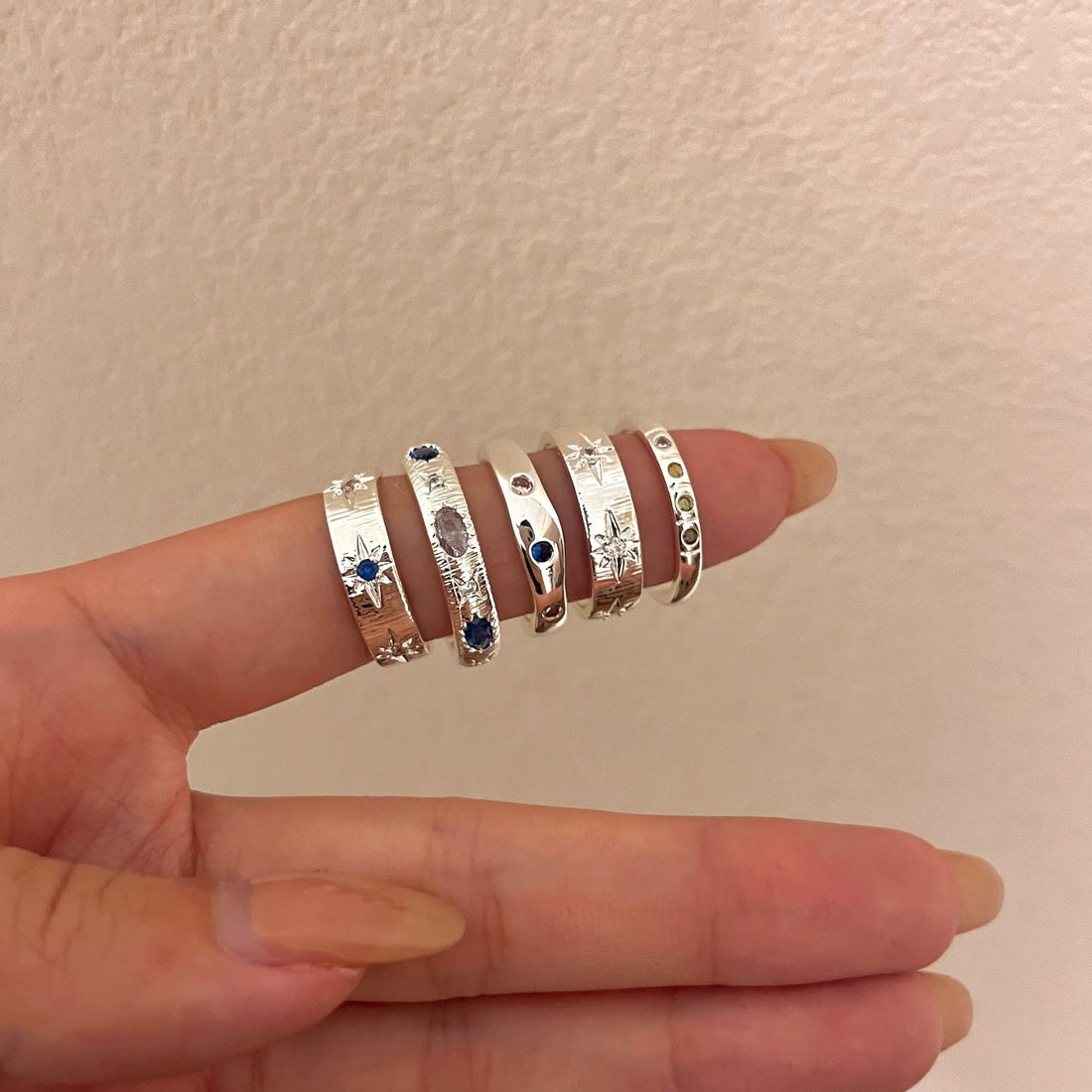 Taina Dainty Zircon Open Ring [UJU3SICG]