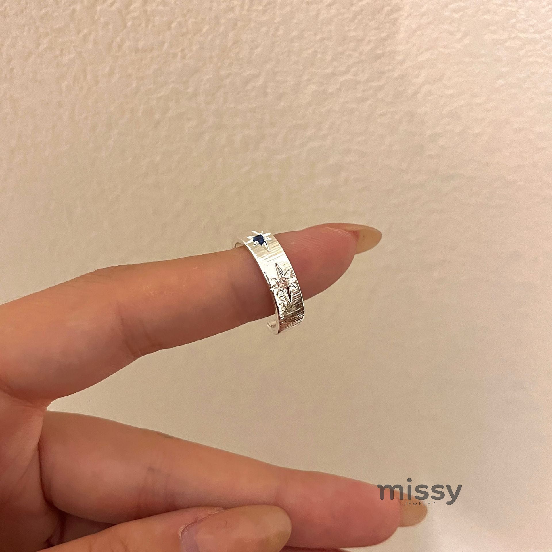 Taina Dainty Zircon Open Ring [6N135LIA]