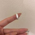 Taina Dainty Zircon Open Ring [WF5HPZ3B]