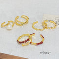 Tamira Adjustable Zircon Ring [UJZLPMLD]