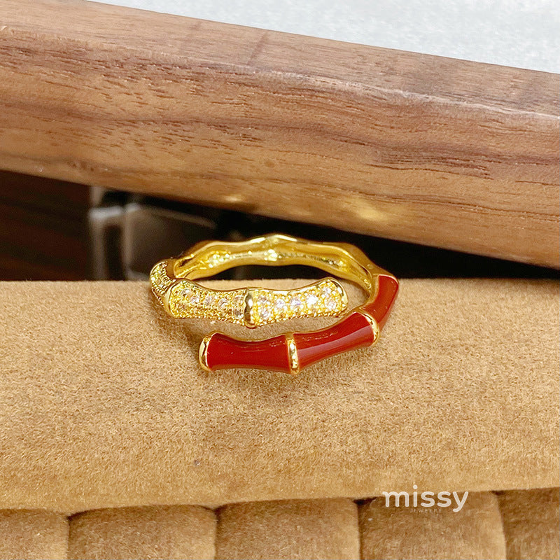 Tamira Adjustable Zircon Ring [QCX7XZWT]