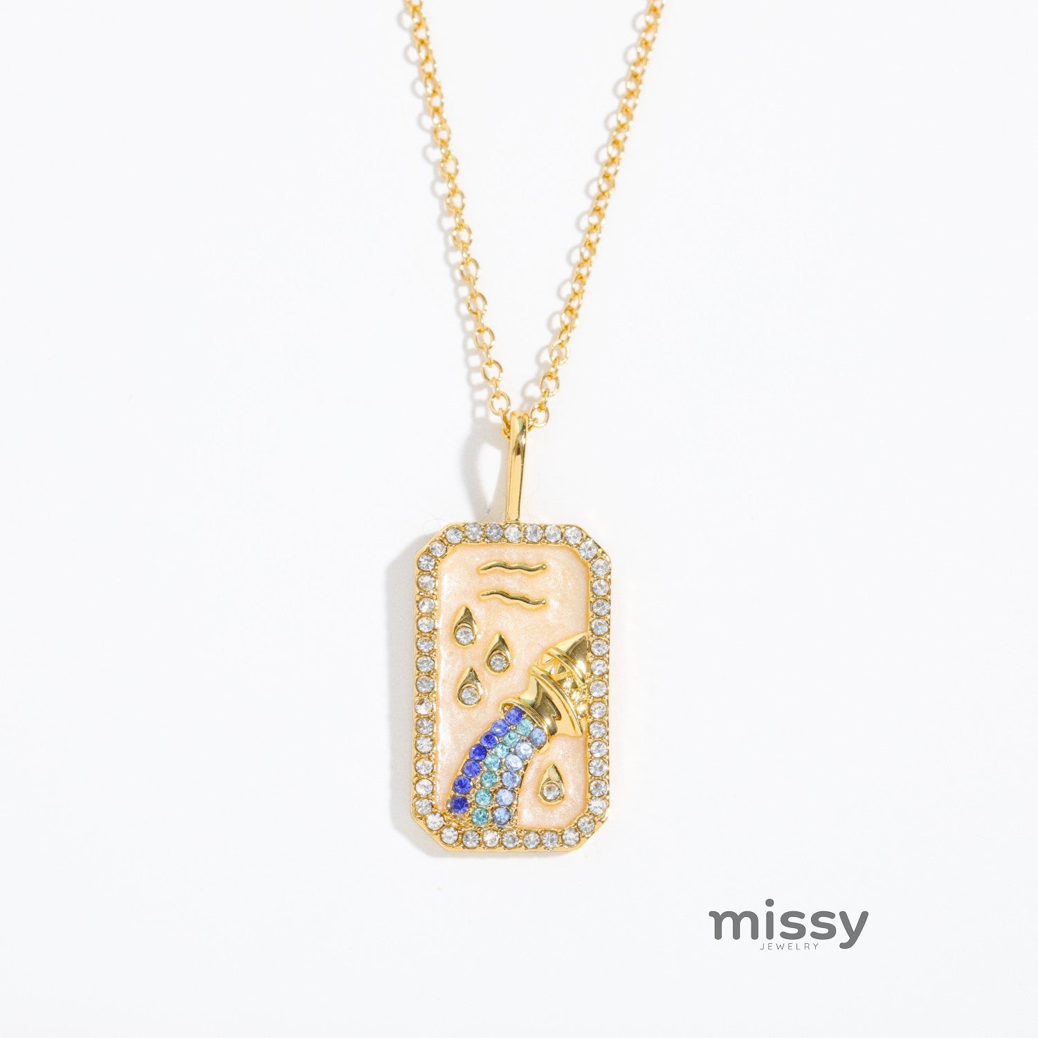 Tariah Zircon Constellation Necklace [FZCJ83BF]