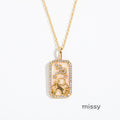 Tariah Zircon Constellation Necklace [2UJYG3OO]
