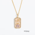 Tariah Zircon Constellation Necklace [ZH5IJU8I]