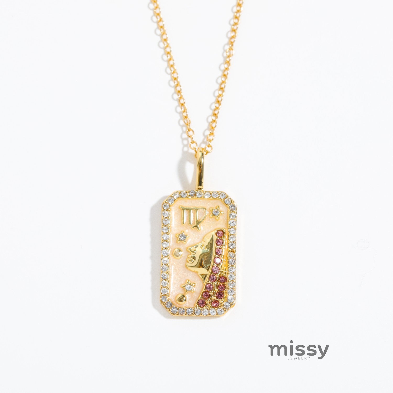 Tariah Zircon Constellation Necklace [IO1V6ONO]
