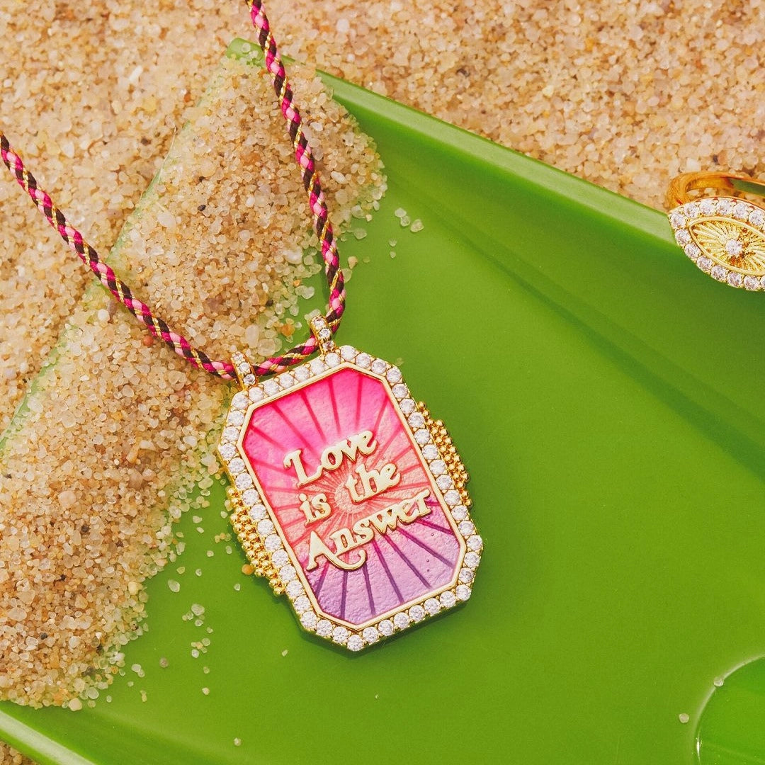 Tarot Card Pendant Necklace [50B8OEOO]