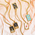Tarot Card Pendant Necklace [LYOZLWM9]