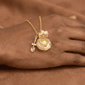 Teacup Locket Pendant Necklace [DS8KUQLS]
