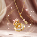Teacup Locket Pendant Necklace [4RPHYXRB]