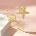 Teigan Starfish Shell Arm Cuff [JO0XZ4O5]