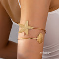 Teigan Starfish Shell Arm Cuff [IR5Z3BQO]