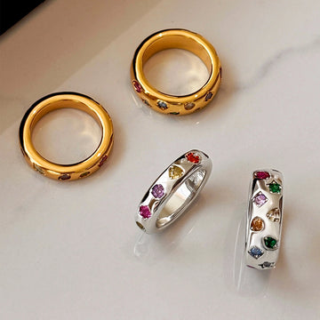 Textured Band Ring [QH1MRWQS]