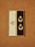 Textured Gold Lava Pendant Earrings [WD5K16LE]