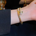 Textured Snake Cuff Bracelet [6KL73GWB]