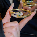 Textured Snake Cuff Bracelet [UK73HXOS]