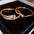 Textured Snake Cuff Bracelet [FEJ1N4YD]