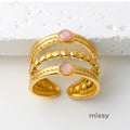 Thais Gold Statement Open Ring [KX4AIXSK]