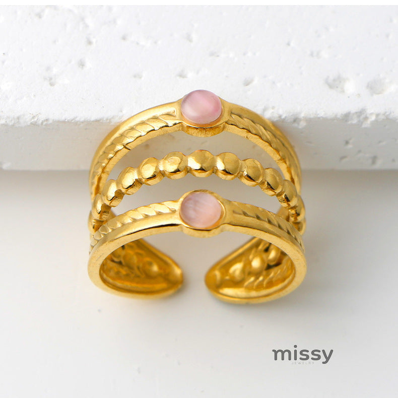 Thais Gold Statement Open Ring [KX4AIXSK]