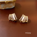 Tianna Geometric Diamond Earrings [EITVPXQH]