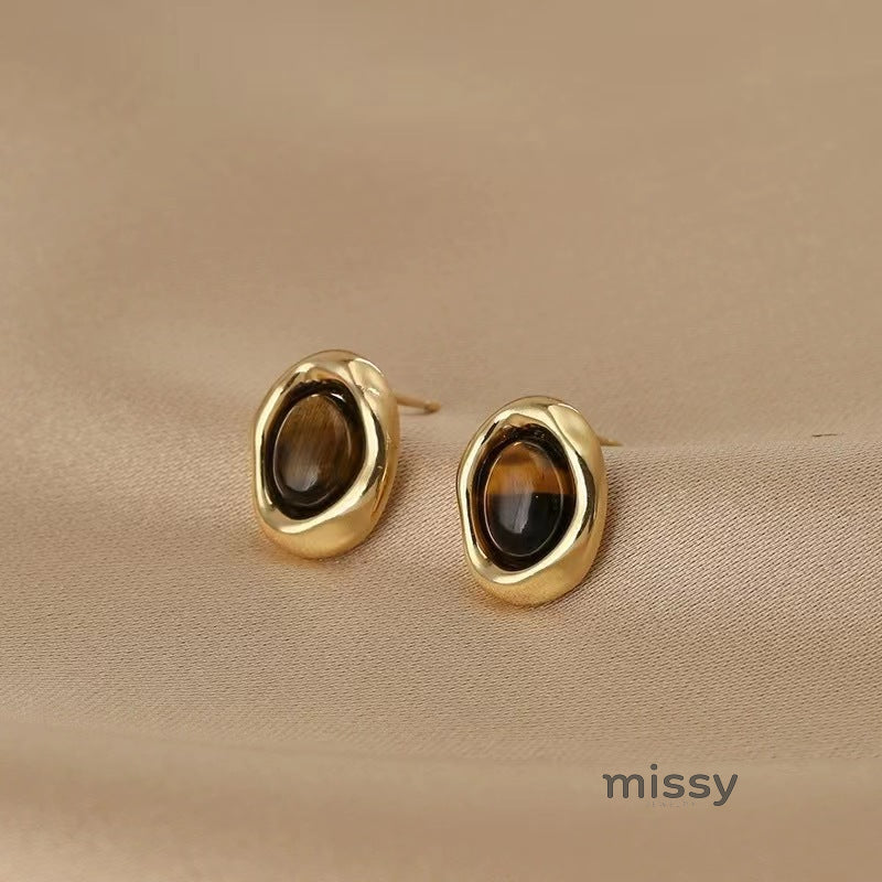 Tinleigh Tiger's Eye Drop Earrings [9KB4NH9S]