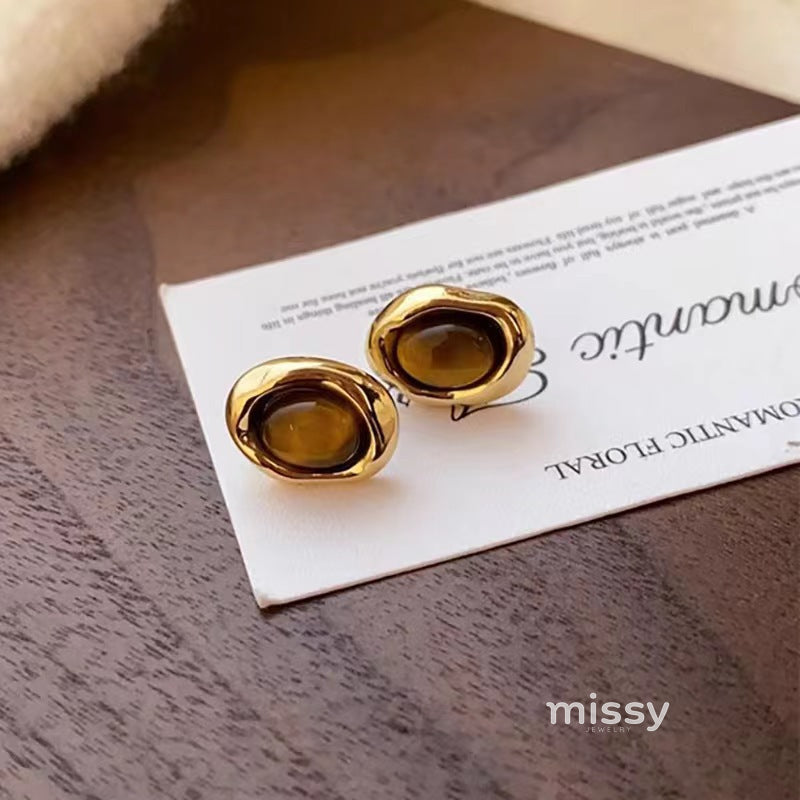 Tinleigh Tiger's Eye Drop Earrings [O6MCSWLW]