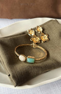 Missy Jewelry Toni Gold Crystal Bangle