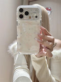 Transparent Leopard Print Bow iPhone Case [O5ZV4MJN]
