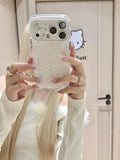 Transparent Leopard Print Bow iPhone Case [LVZHZQ24]