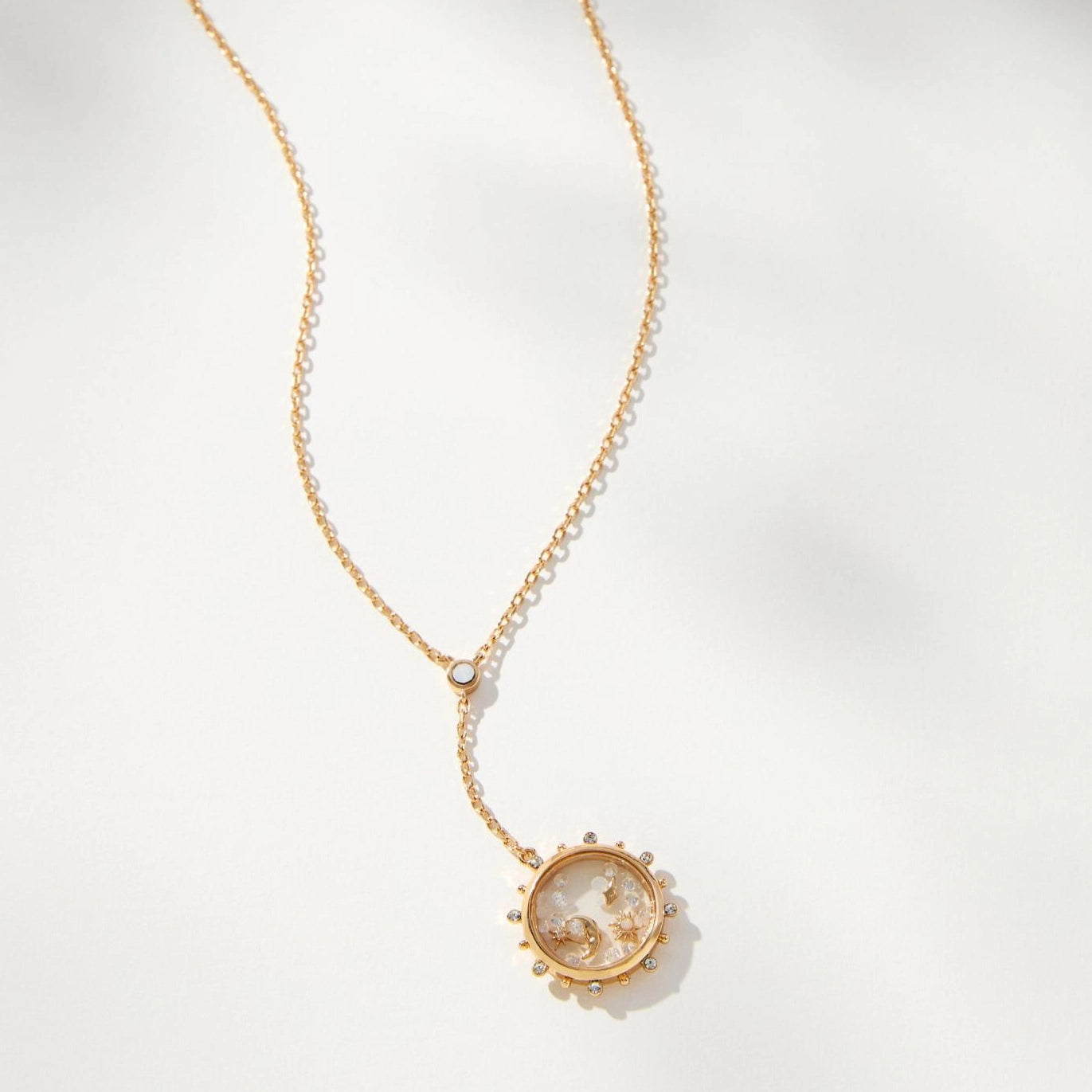 Transparent Locket Pendant Necklace [KWIGI5KQ]