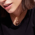Transparent Locket Pendant Necklace [32MCYRTM]