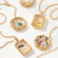 Transparent Locket Pendant Necklace [OLWUD9VN]